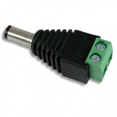 Connecteur d'alimentation mâle pour bande LED ou système de caméra de  sécurité, prise DC 5521, 5.5x2.1mm, 12V, lot de 10 pièces - AliExpress